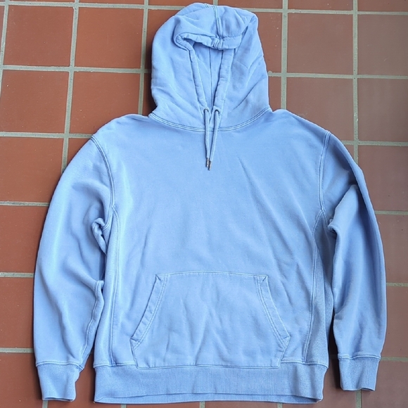 J Crew Light Blue Hoodie - Picture 1 of 4